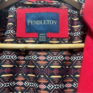 PENDLETON Size L Navy Polyurethane Hooded Raincoat main image 0